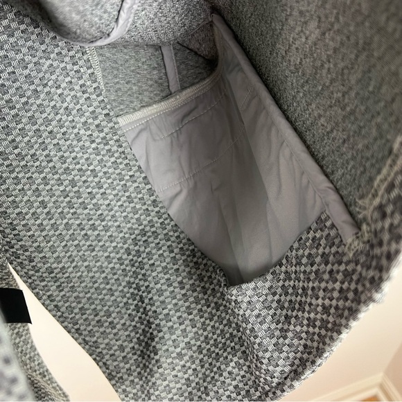 Betabrand Transcendent Blazer Jacket Grey Black White Print XL - Picture 7 of 10